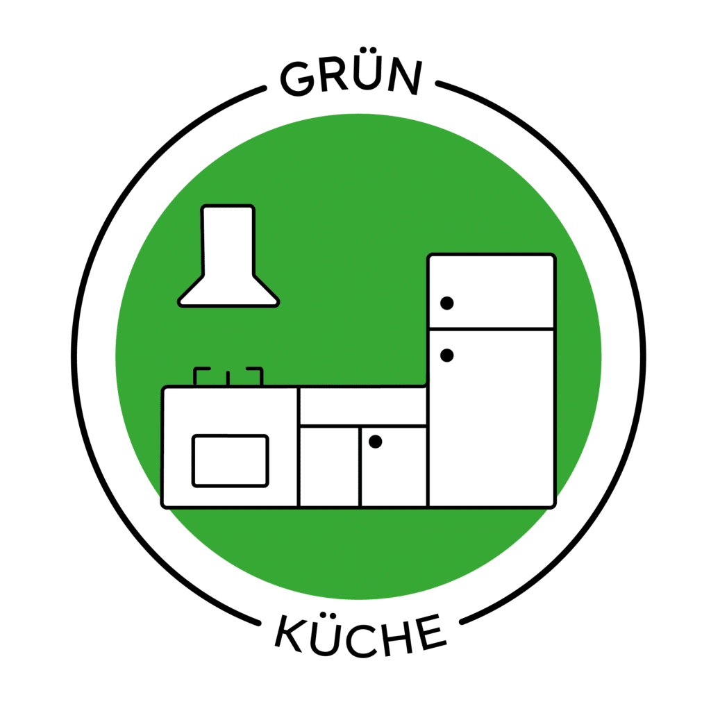 Grün - Reinigung des Küchenbereichs
